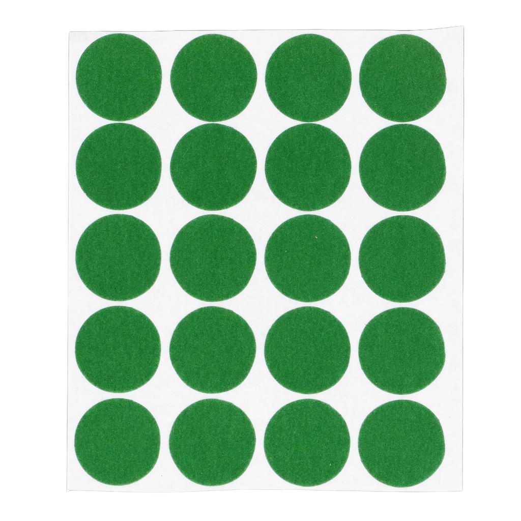 Billiard Patch Sticker 1 Sheet of 20pcs Fade Proof Strong Adhesion Pool Cloth Repair Sticker Patch