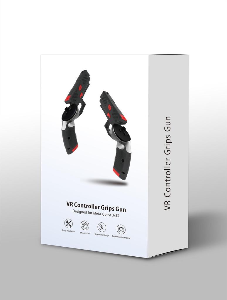 VR-контроллер Grip Gun для Meta Quest 3 3S VR Accessories защитный чехол для улучшения игрового процесса в виртуальной реальности