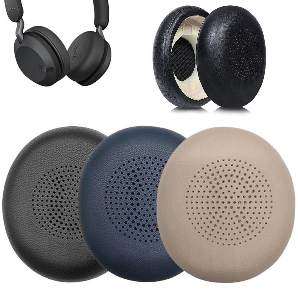 1 Pair New Headset Leather Cushion Cover Ear Pads Earmuff Replacement