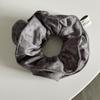 Retro Style Simple Wrapped Double Deck Striped Wooden Ear Edge Elastic Hair Rope Lazy High-End Ball Hair Band  Scrunchie