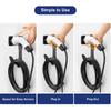 EV Charger Holder Cable Organizer Wall-Aligned Mount J1772 Holder, Space-Saving, No Cable Cutting, Electric Car Charger Cord Holder & Plug Holster