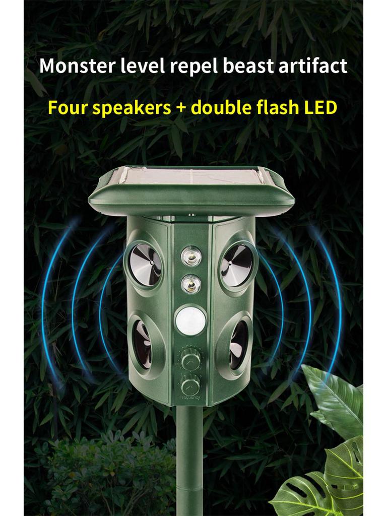 High-Power Multifunctional Animal Repeller: Bird, Snake, Mouse Control for Outdoors