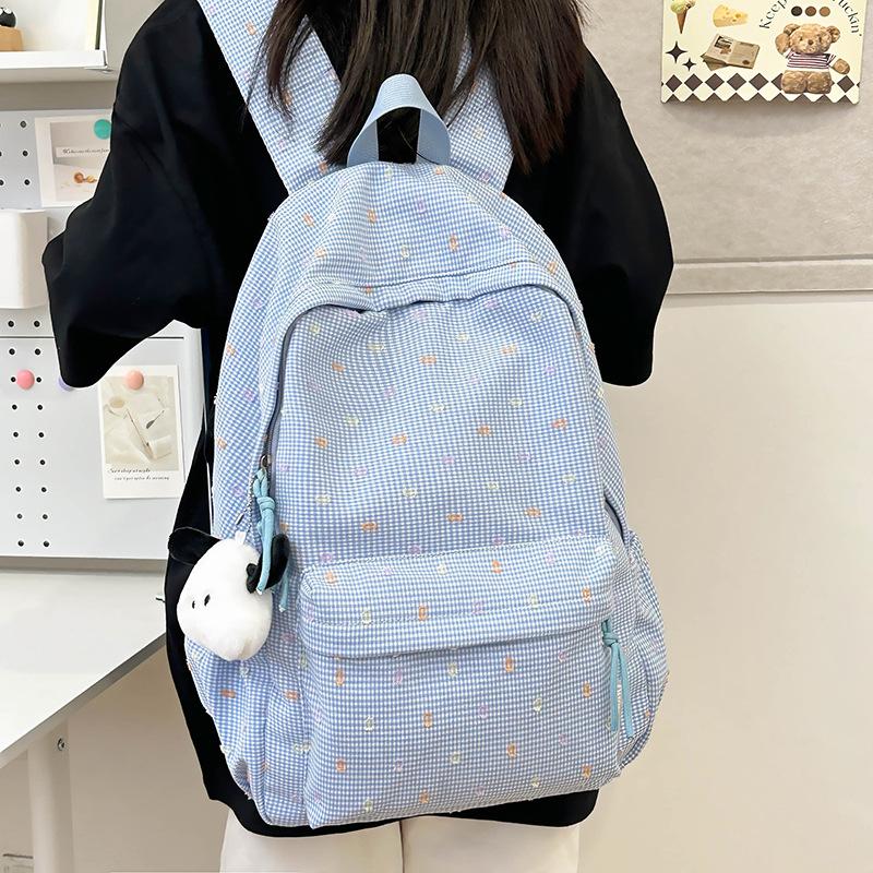 Женский рюкзак большой вместимости, школьная сумка для школьников, простой рюкзак с принтом