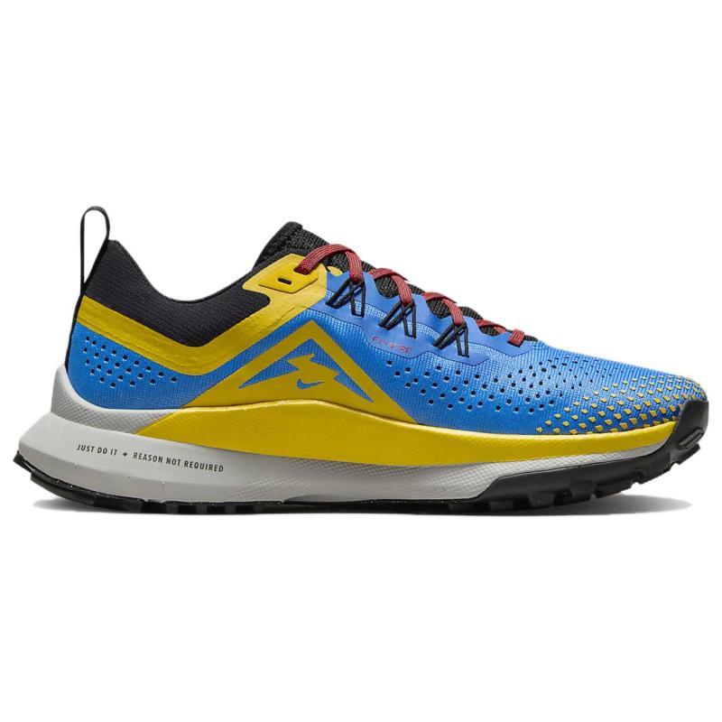Nike Женские кроссовки React Pegasus Trail 4 Light Photo Blue Track Red Black Metallic Silver DJ6159-401
