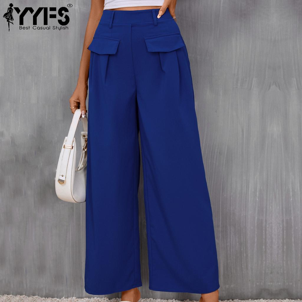 YYFS Женские модные повседневные однотонные брюки с принтом, брюки и капри