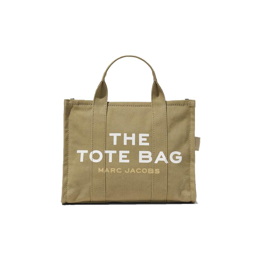 Marc Jacobs Тканевая сумка-тоут с логотипом-буквой для поездок на работу Женские сумки-тоут Черная M0016161-GN