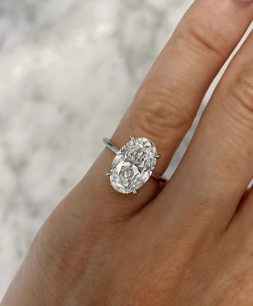 2025 способные и универсальные кольца с цирконием овальной огранки для женщин простой дизайн свадебные помолвочные обещание аксессуары ювелирные изделия