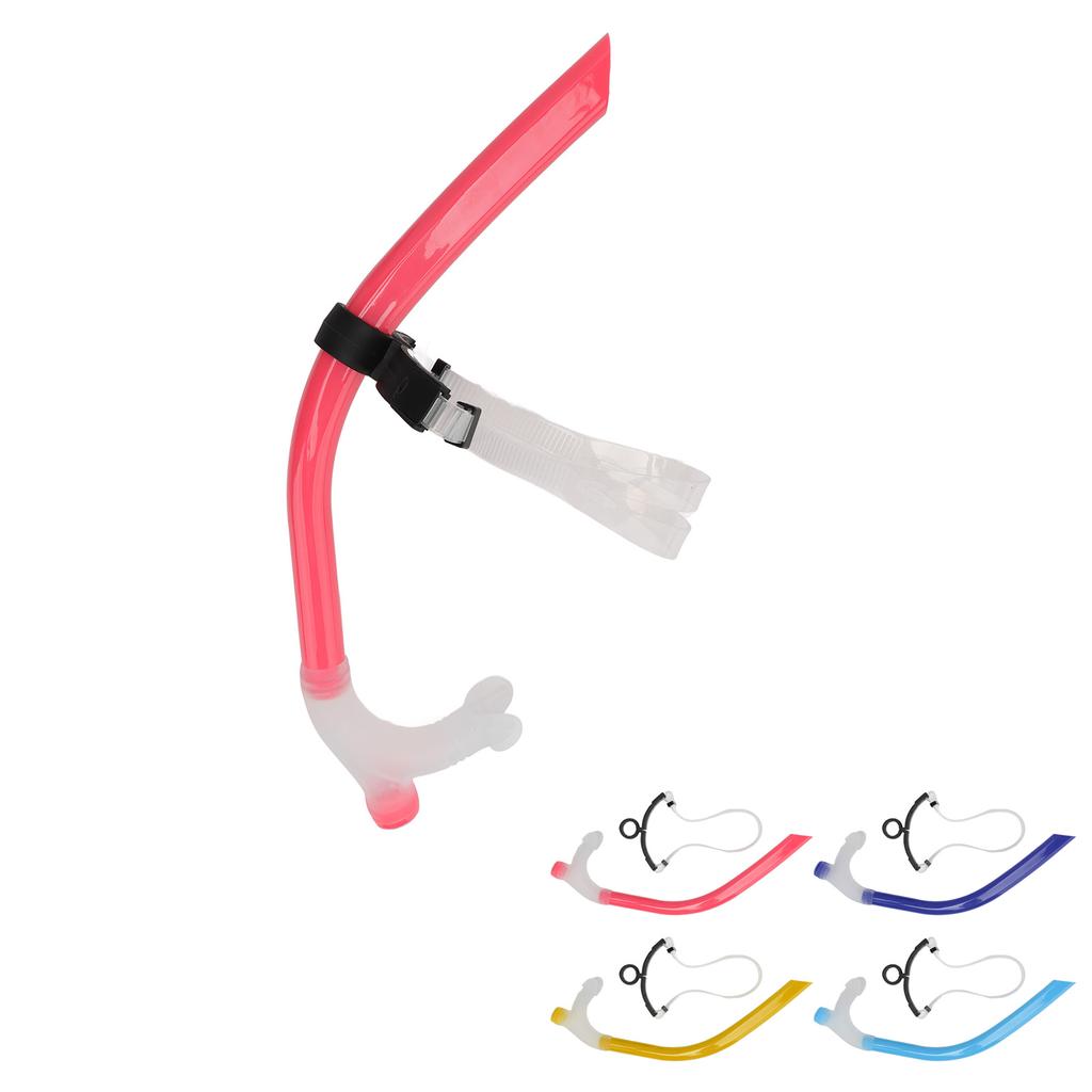 Дыхательная трубка для плавания с трубкой и трубкой, уменьшенное сопротивление, силикон, регулируемая скоба для плавания