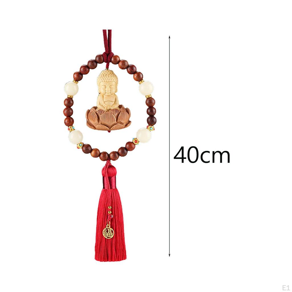 Buddha Statue Hanging Ornament ,Cars Rearview Mirror Pendant Decoration Car Dangling for Rear View,