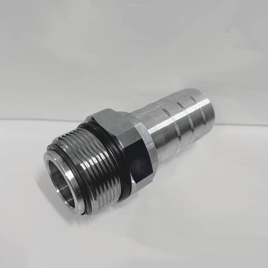 360° Rotating Stainless Steel & Aluminum Fuel Nozzle Swivel Joint, Fits 1/2", 3/4", 1" Oil Pipes
