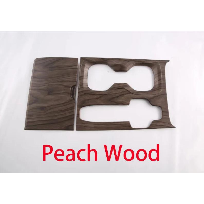 For Lexus RX 350 350h 450h+ 500h 2024 Carbon/Peach Wood Stick Center Console Gear Shift Panel Cover Frame Accessories