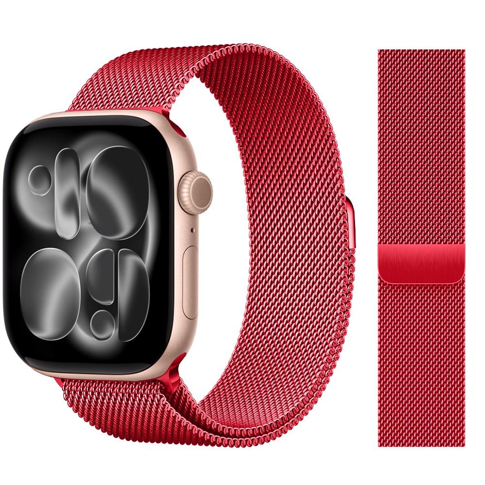 Миланская петля для ремешков Apple Watch 44 мм 46 мм 40 мм 45 мм 41 мм 42 мм браслеты iWatch серия 10 11 se 7 8 9 ultra 2 3