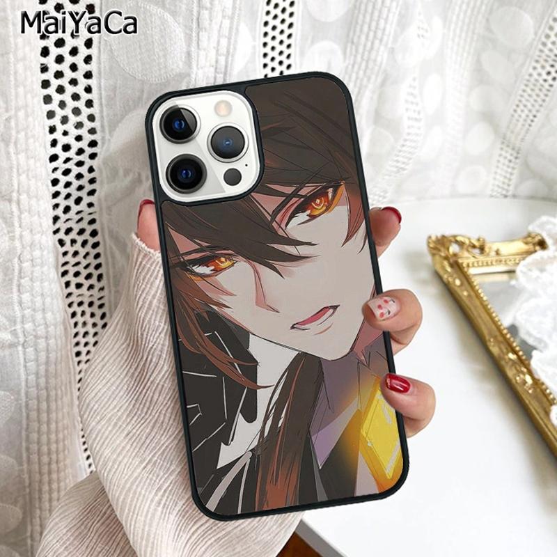 Чехол для телефона Zhongli Genshin Impact Для iPhone 17 Air 16 16e 15 plus 11 12 13 14 pro max корпус coque