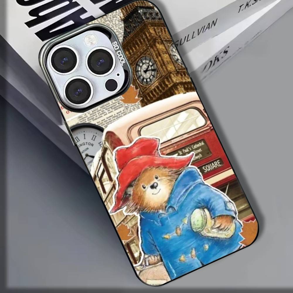 Cartoon P-Paddington B-Bears Phone Case For iPhone 16,15,14,13,12,11,8,7,Pro,Max,Plus,Mini,XS,SE Shockproof Matte Cover