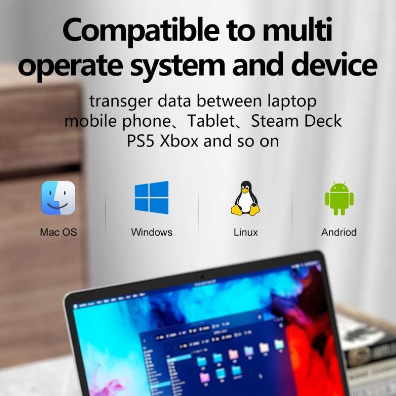 Магнитный корпус M.2 2230/2242 NVMe SSD Magsafe SSD Case USB C 3.2 Gen2 на NVMe PCI-E для iPhone 15 Pro Max ProRes MacBook