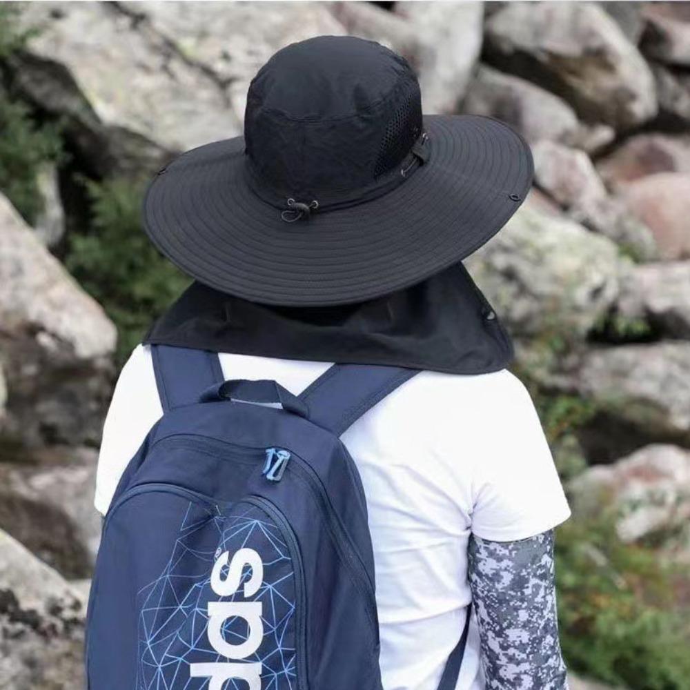 Anti-UV Sun Hat Wide Brim Beach Cap Hot Sale Fisherman Hat Spring