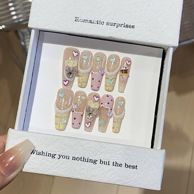 Чисто ручная работа мультфильм милый балет в горошек французский трехмерный кролик секретный ангел