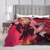 Cartoon Hazbins Hotels Lucifer Blanket Flannel Spring Autumn  Breathable Super Soft Throw Blankets for Home Bedroom Bedspread