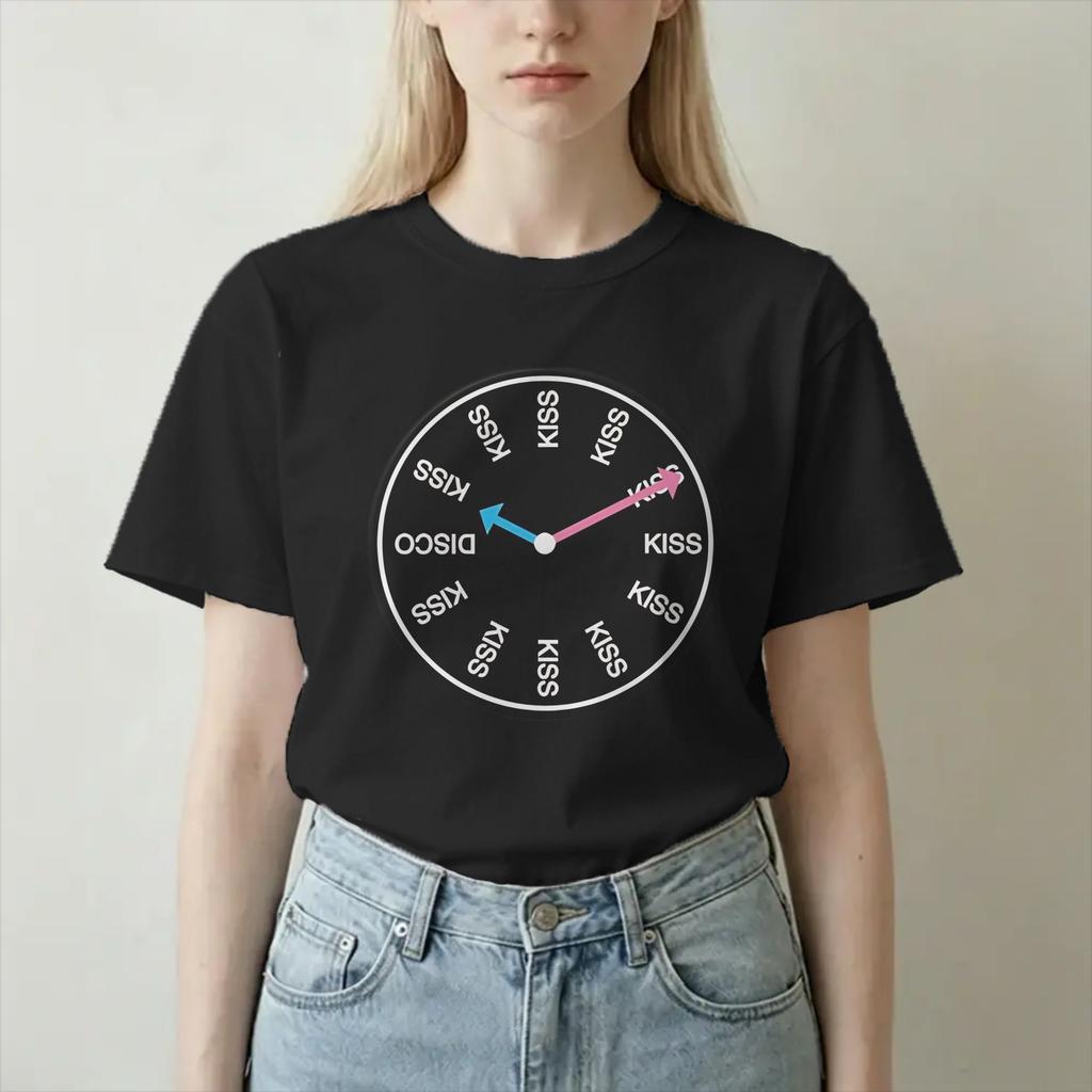 Unisex Unisexs TShirt Kiss All The Time Disco Cotton Tees Short Sleeve Harrys Singer Styles T Shirts Clothing Birthday Present