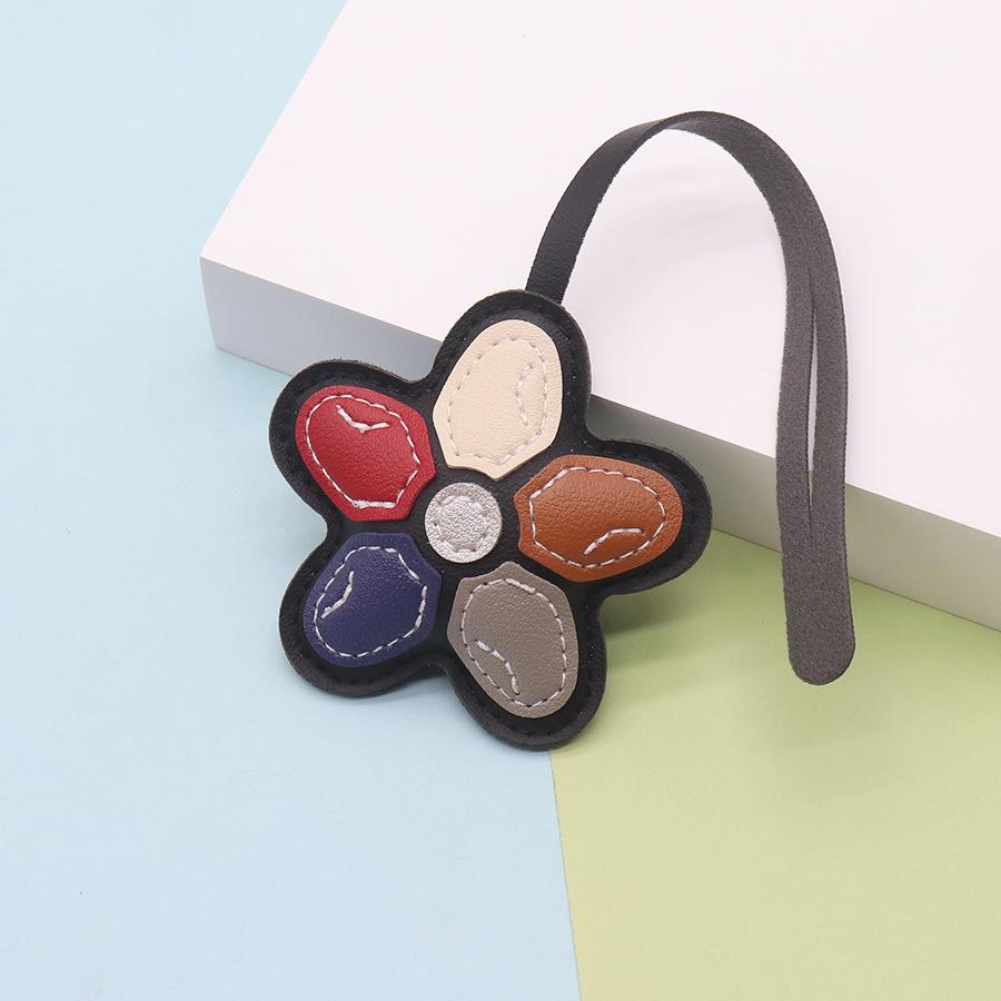ПУ кожа милая сумка с цветком декоративный шарм модная простая новая волна кукла ювелирные изделия пряжка голова легкая роскошь ветер сумка подвеска