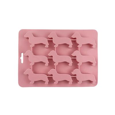 Ледогенератор Полезный такса Форма для льда Собака Форма для десерта Антипригарный Ледогенератор Кухонные инструменты Силиконовые формы Гаджеты