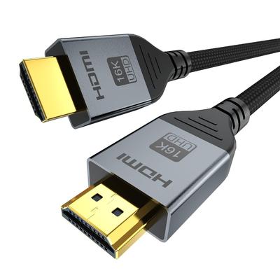 Кабель HDMI 16K 8K 96 Гбит/с Высокоскоростной кабель HDMI 2.2 16K@60 Гц 8K@120 Гц 4K@480 Гц HDCP 2.2&2.3 Динамический HDR Для Roku TV/HDTV/PS5/Blu-ray/Проектора