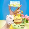 Bee Jinnew Capybara Plush Keyring With Vibrating Wings Bee Themed Doll Gift For