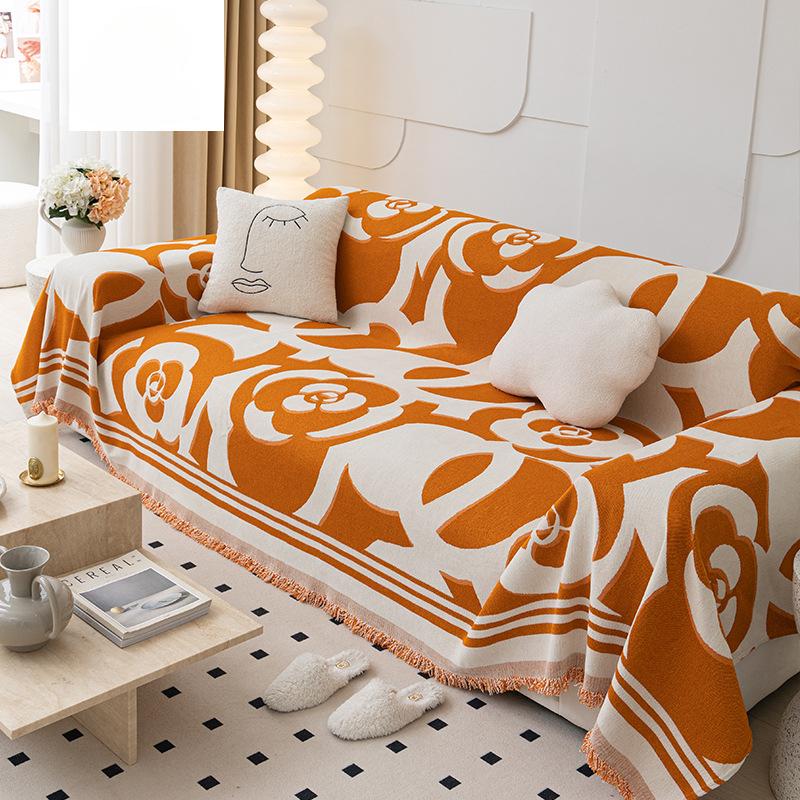 Новый всесезонный чехол для дивана из синели, ткань, полотенце, полный комплект, чехол для дивана, пылезащитное одеяло для диванной подушки