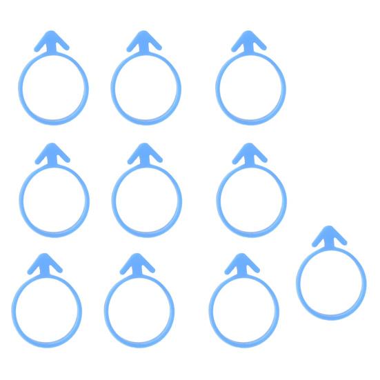 10 шт., зажимы для кондитерских мешков, экологически чистые высокоэластичные силиконовые декоративные фиксаторы для кондитерских мешков для дома