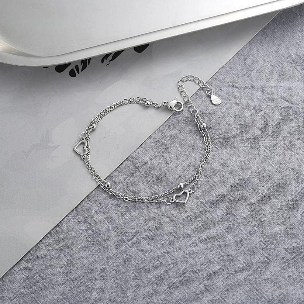 Circle Niche Design Fashion Jewelry Hand Chain Korean Style Bracelet Women Double Layer Bracelet