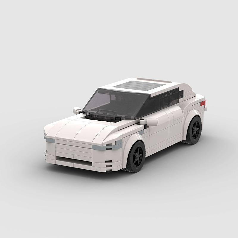 Креативный MOC Авто Город Гонки Машина Ретро Скоростная Машина Ралли Строительные Блоки Кирпичи Украшение Игрушки Для Детей Взрослых Подарки на День Рождения