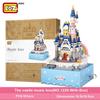 LOZ Diamond Mini Building Block Fairy Tale Princess Castle Assemble Bricks Figure Music Box Educational Toys for Girls Gift 1220