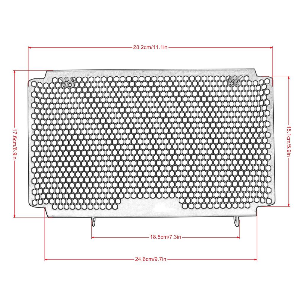 Для Honda CBR500R CBR500 R CBR 500 R 2016-2025 мотоциклетная защита радиатора решетка охладитель охлаждающая крышка защита
