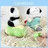Motorcycle Animal Adorable Plush Keychain Stress Toy Soft And Cuddly Panda Bunny Puppy Design