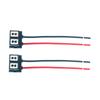 2Pcs Car H7 Headlight Lamp Bulb Base Holder Socket with Wiring Harness