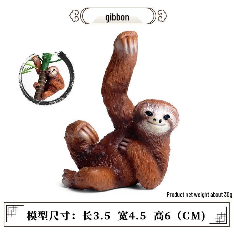 Cute Animal Models: Japanese Raccoon, Flying Squirrel, Monkey, Rabbit, Squirrel, Shiba Inu, Tiger, Lion, Lizard Toy Set