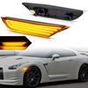 Светодиодные передние боковые габаритные огни NEIFILES для Nissan GT-R R35, прозрачные стекла для замены штатных оранжевых