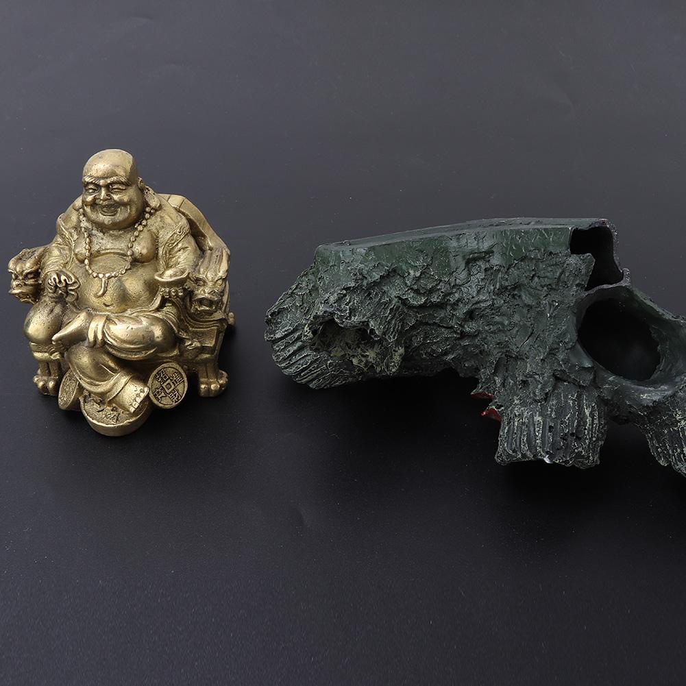 Геомантическая коллекция из чистой латуни с улыбающимся Буддой Майтрейей, символом богатства и удачи
