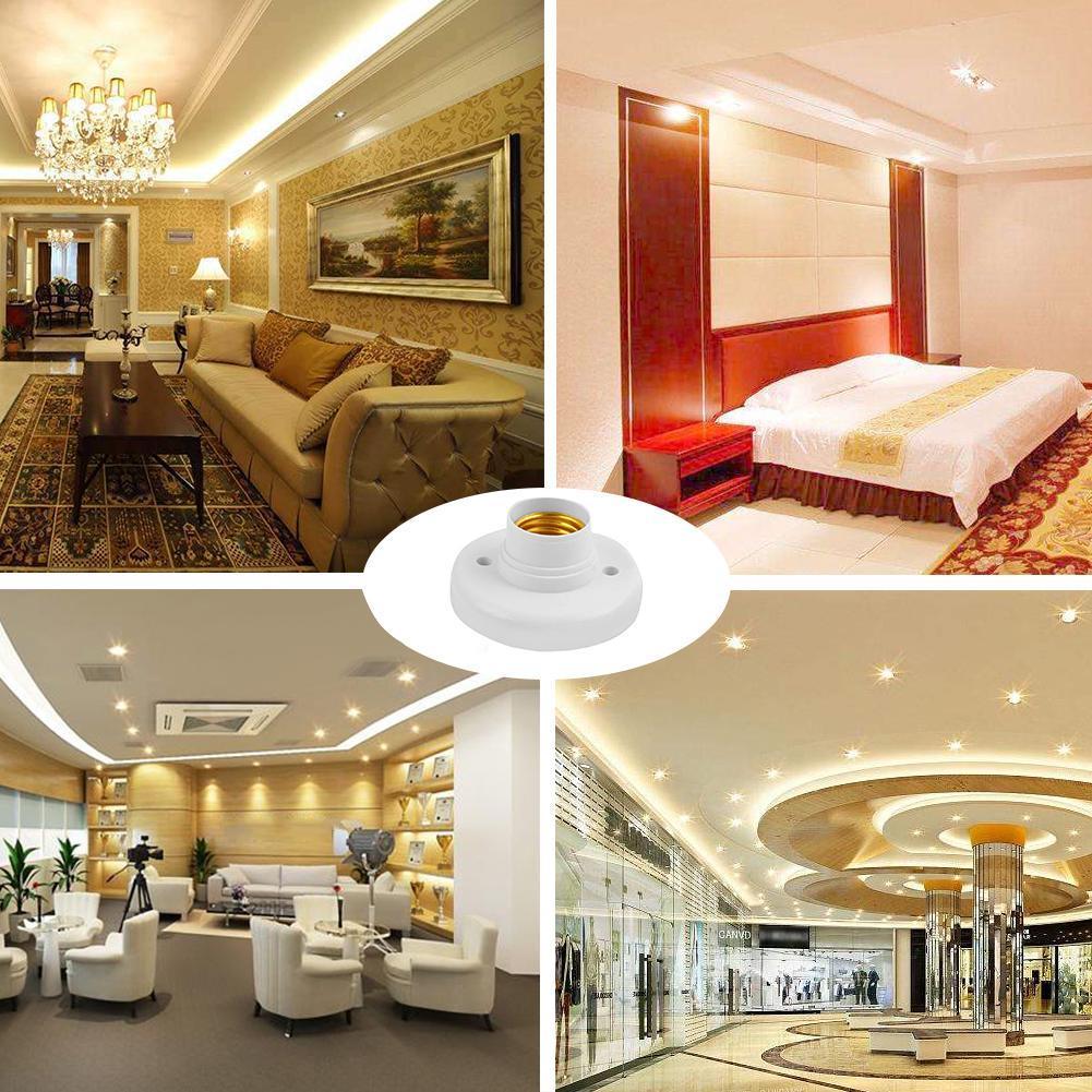 Патрон E27 с винтовым цоколем, основание для лампочки, настенные держатели для ламп, адаптер-конвертер AC 220V, светодиодная подставка, винтажный держатель для лампы