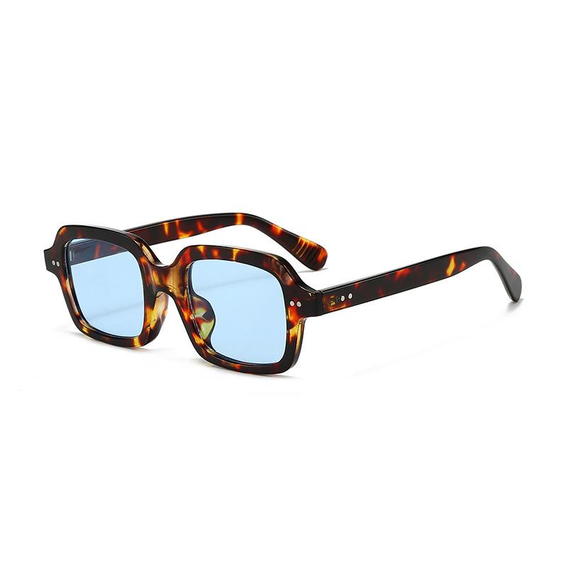 Rice nail square sunglasses new sunglasses European and American fashion versatile sunglasses ins Internet celebrity concave shape