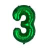 32-Inch US Number Birthday Party Balloons - Individual Aluminum Film