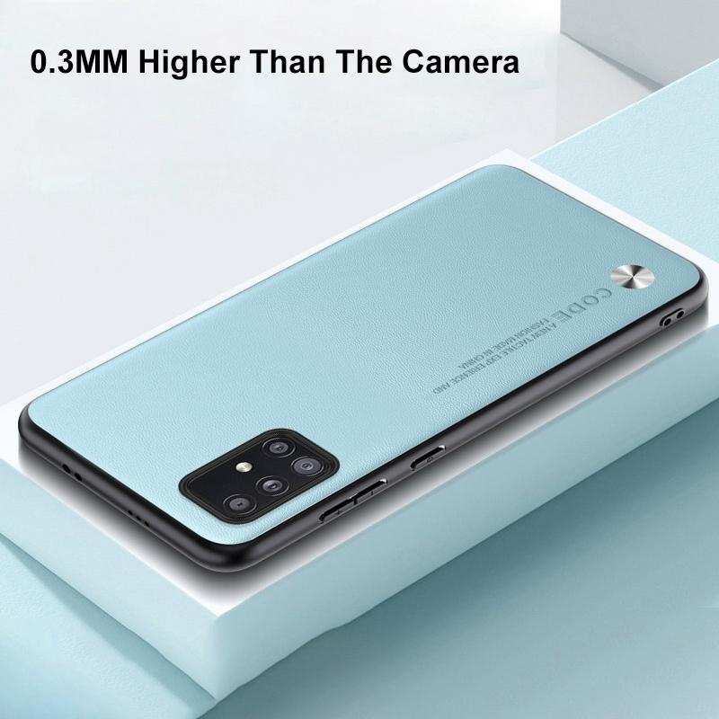 Роскошный чехол из искусственной кожи для Samsung Galaxy A51 A71 4G, задняя крышка из матового силикона, полная защита, чехол для телефона для Samsung A51 A71 5G