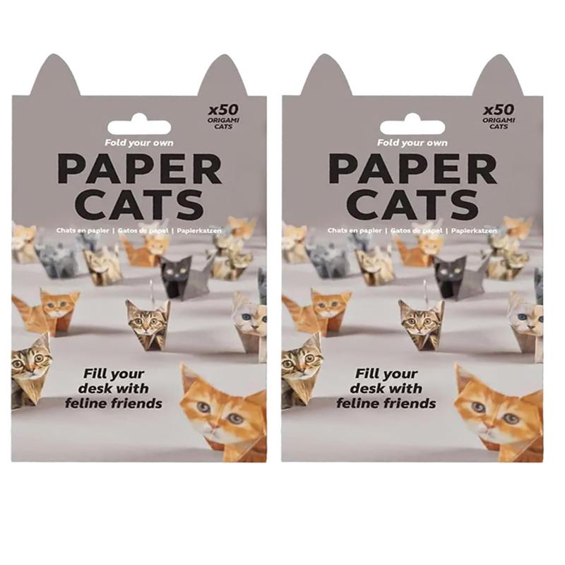 150/100/50 шт. Сделай сам Бумажные Кошки Собаки Динозавры Складные Животные Креативный Набор для Оригами Ручная Работа для Взрослых и Детей Милый Подарок