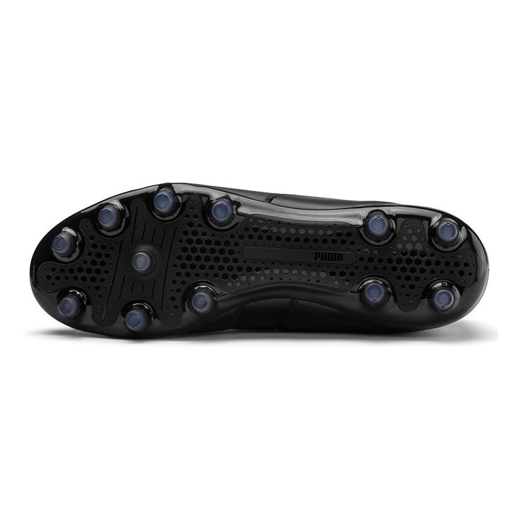 Puma King Pro Комфортный Универсальный FG (Резиновые длинные шипы) Футбольные бутсы с противоскользящей поддержкой и амортизацией, мужские футбольные бутсы, черные 105608-01