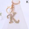 Fashion Letter Keychain Trendy Creative 26 English Letter Initial Resin Handbag Keyring Accessories For Women