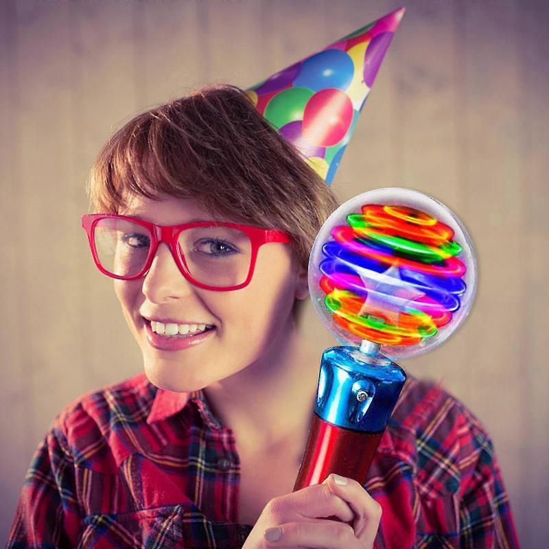 Children's Luminous Magic Ball Toy Stick Led Flash-rotating Light Show Toy