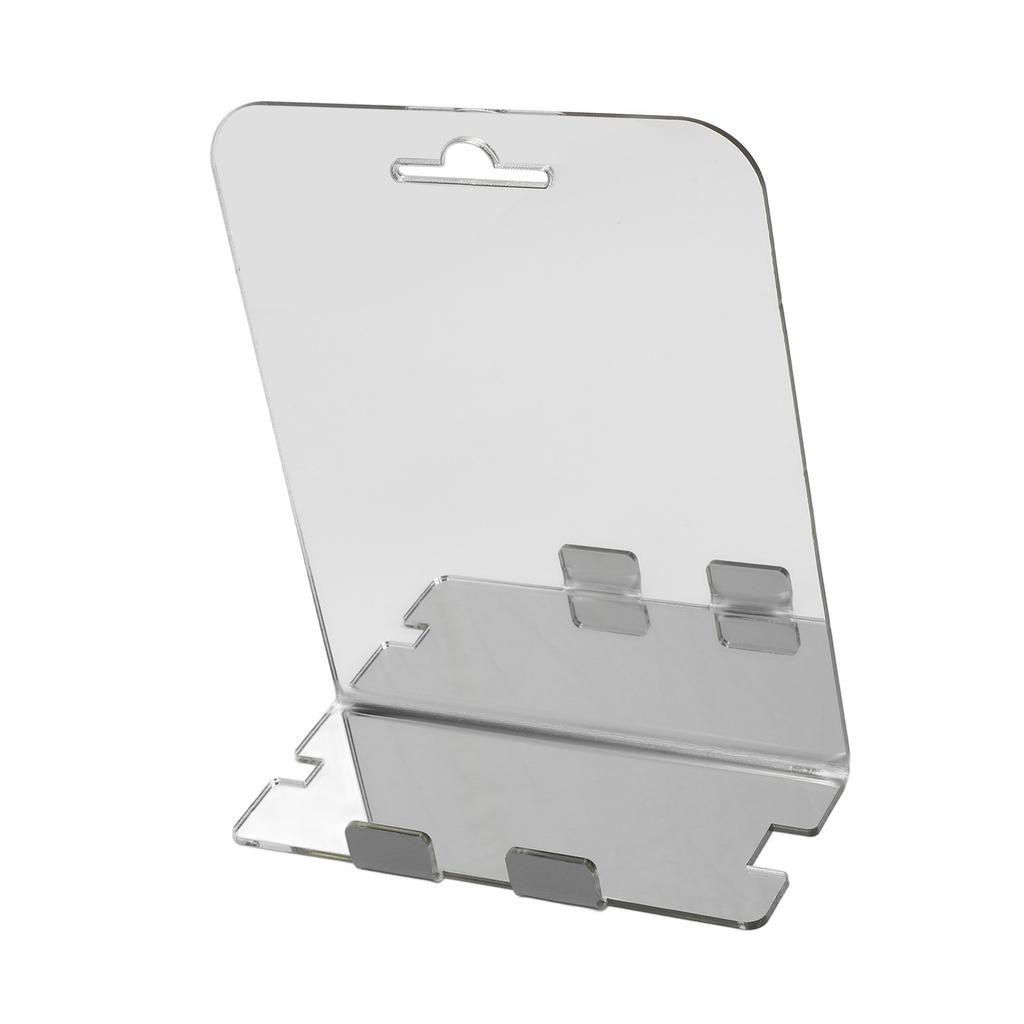 Зеркало для душа в ванной комнате, незапотевающее акриловое зеркало для макияжа, бритья, с крючком из нержавеющей стали