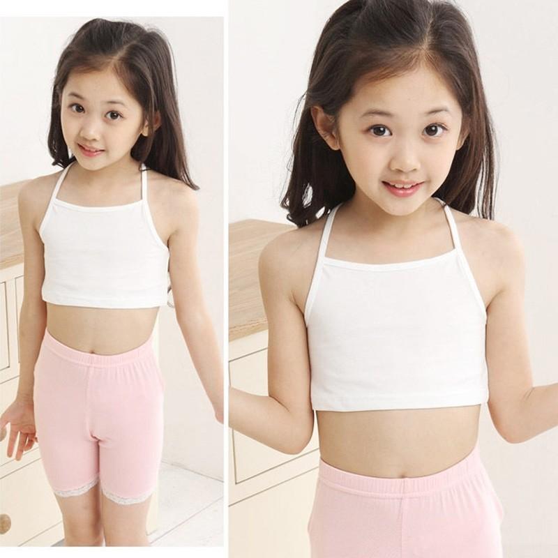 Kids Girls Camisole Sports Vest Undies Underclothes Vest Underwear Tops