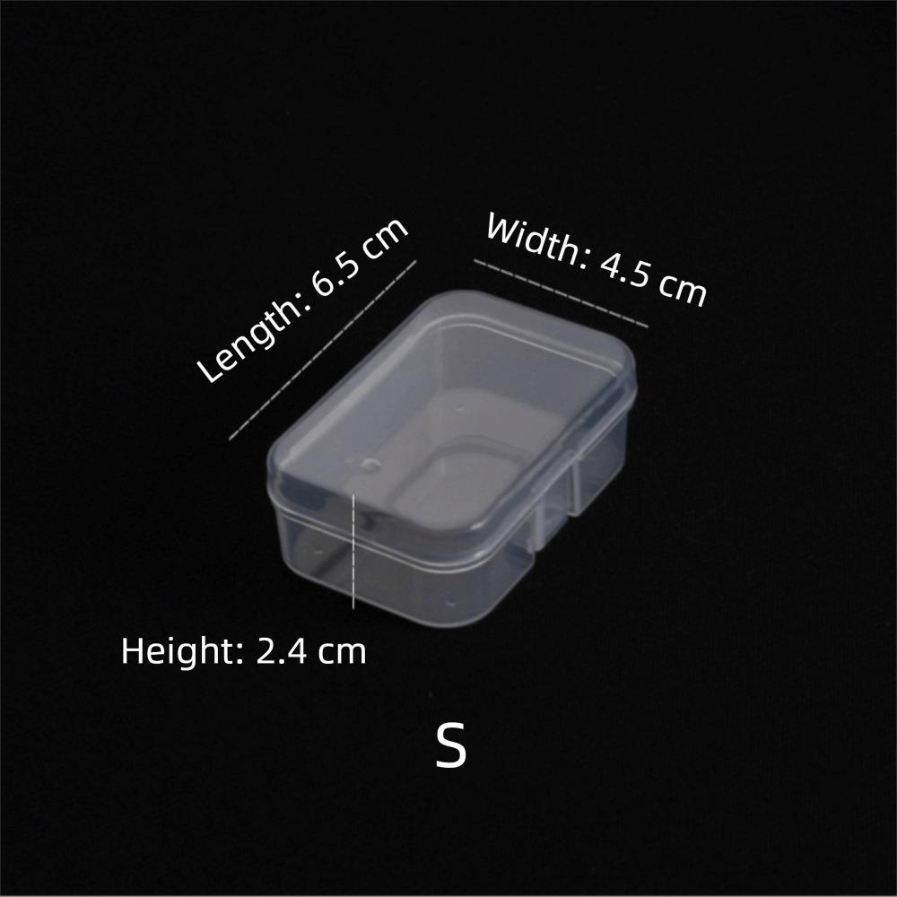 Dustproof Transparent Plastic Box Rectangular Jewelry Display Case  Baby Toothbrush