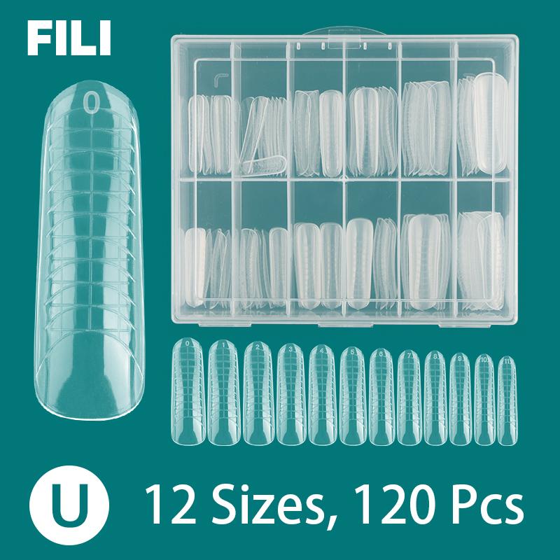 Многоразовый маникюрный инструмент, полное покрытие, стилет, гроб, миндалевидные ногти, УФ-гель, пластиковая форма для быстрого наращивания ногтей, двойные формы